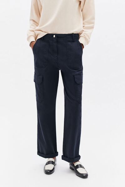Broek Parks marineblauw vrouw