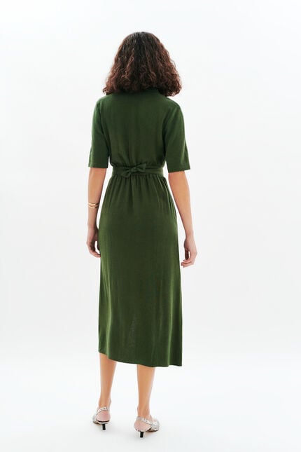 Abito Rtifanny2 verde cachi donna