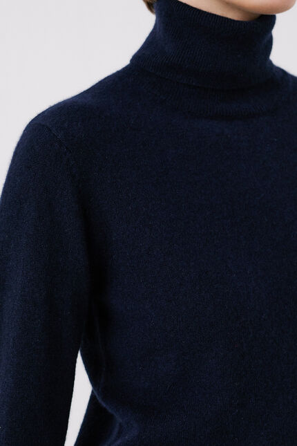 Pullover dylan b 100% Kaschmir marineblau damen