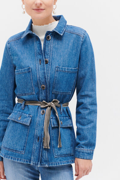 veste june denim stone femme