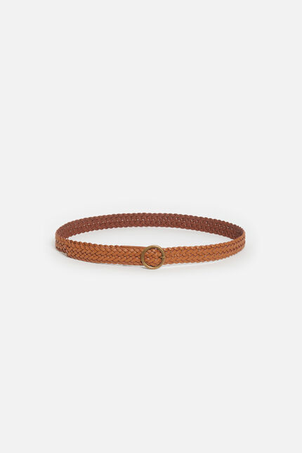 ceinture monastir 100% cuir camel femme