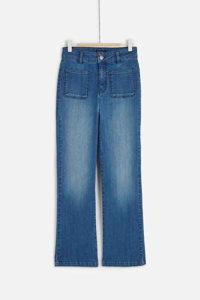 pantalon helston denim stone femme