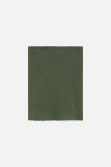 Mabel 100% cashmere scarf khaki green woman