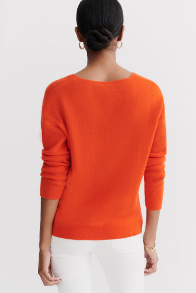 pull thelma orange femme