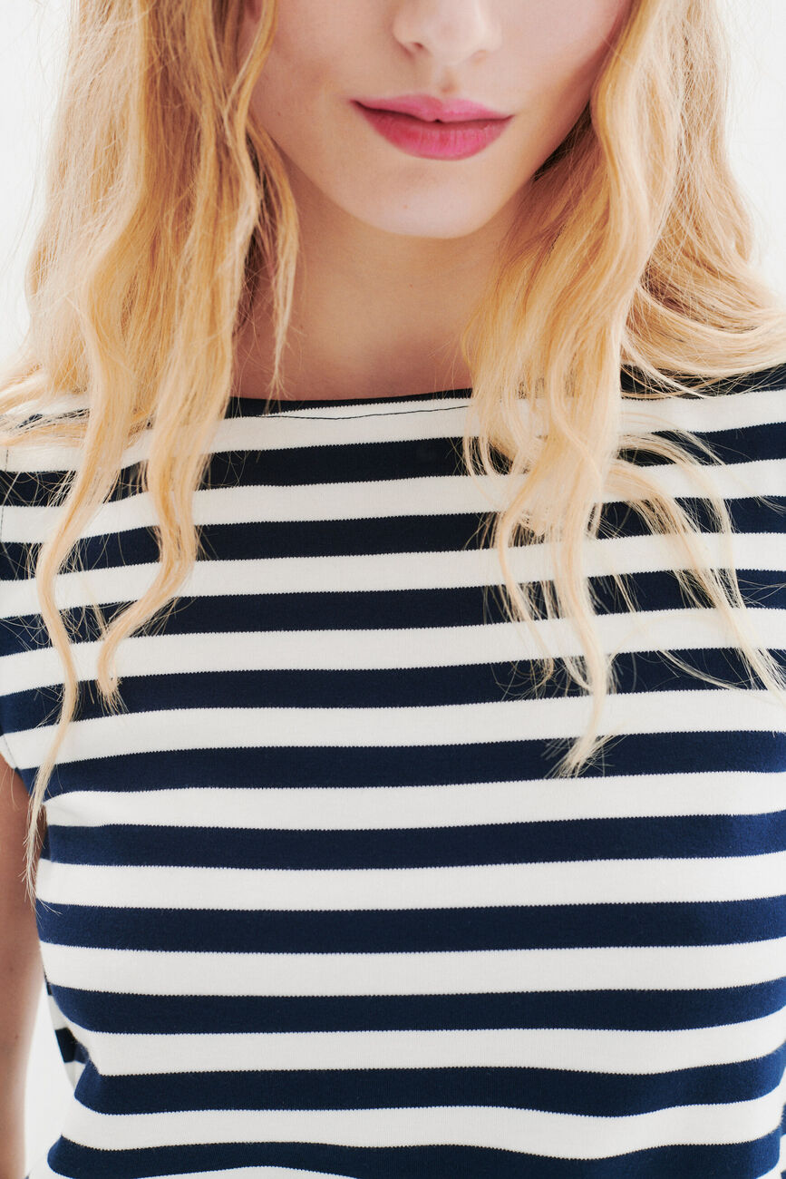 T-shirt Tdriss1 bleu marine femme