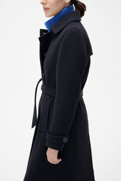 Jas Genna marineblauw vrouw