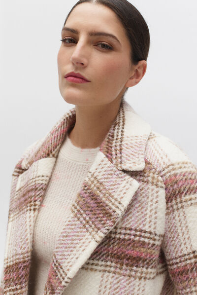 manteau benny ecru femme