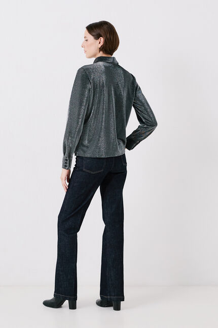T-shirt talba4 gris argent femme