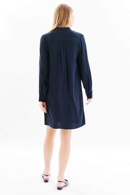 Romette dress navy blue woman