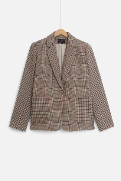 blazer charly bordeaux femme