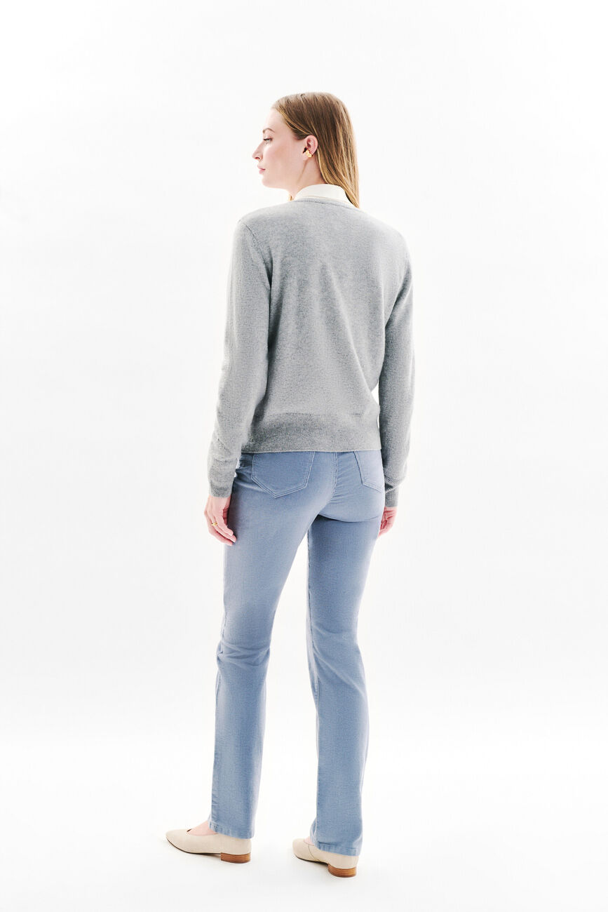 mcaroline 100% cashmere cardigan grey woman