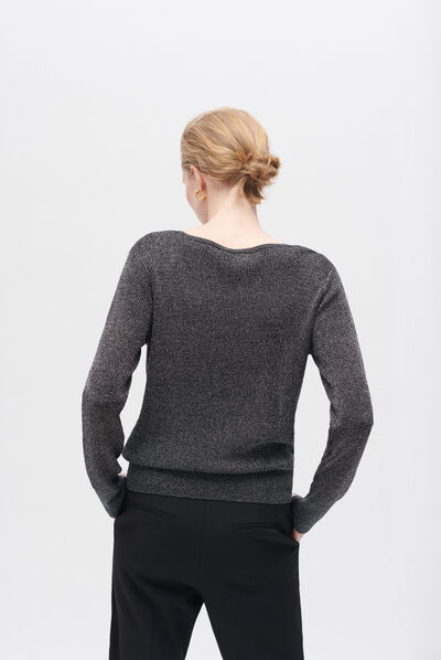 pull katia gris argent femme