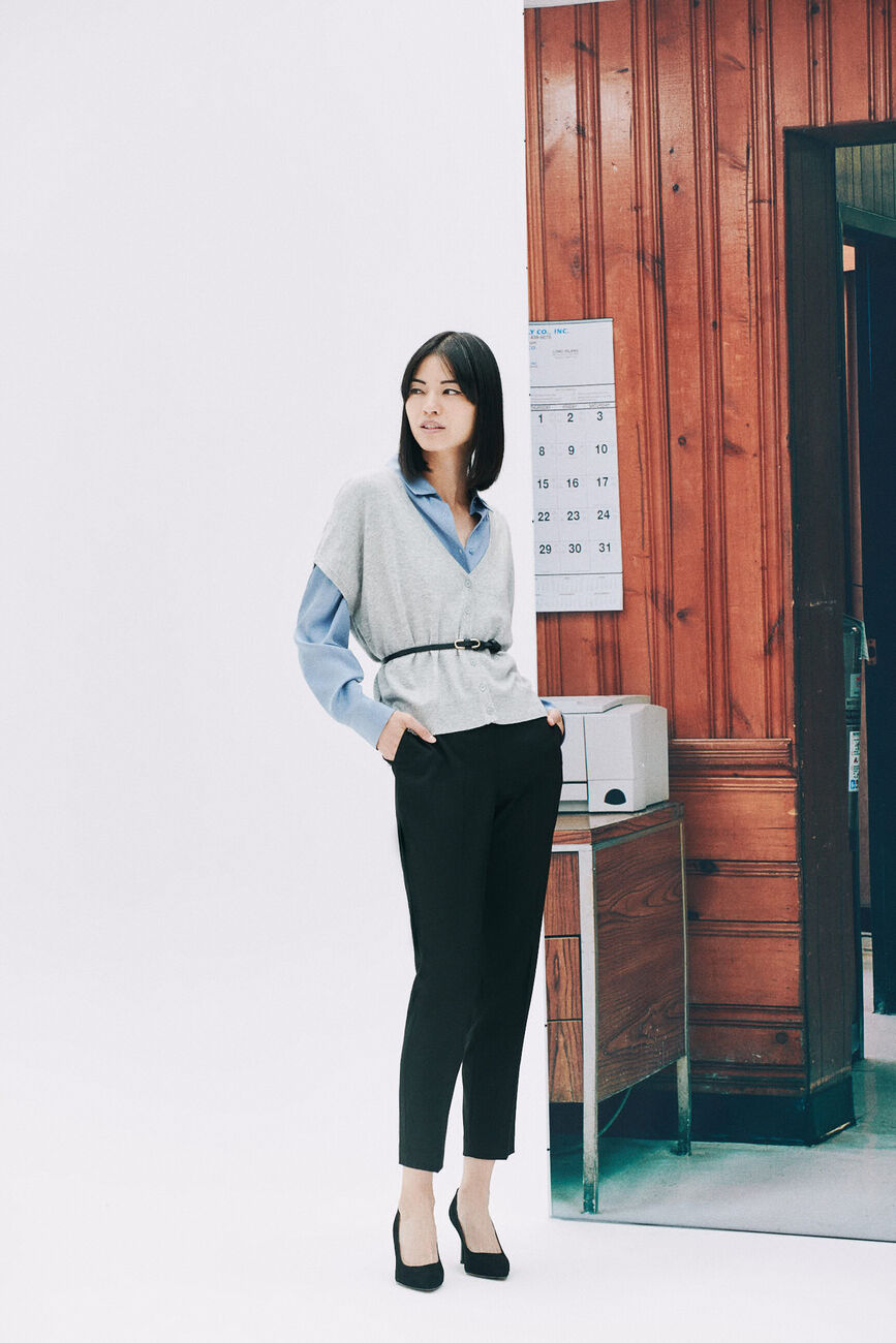 Lexie cardigan light grey woman