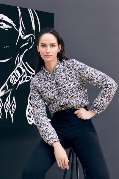 blazer athenes noir femme