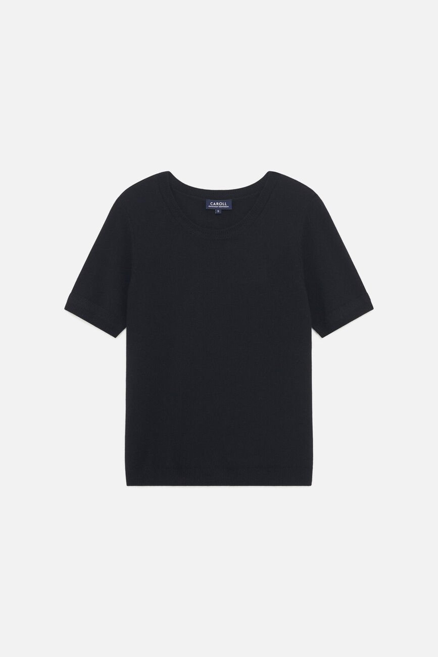 Pull Mcaro 100% cachemire noir femme