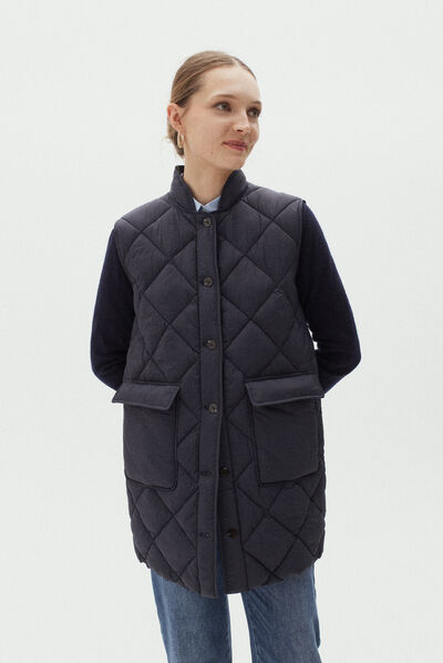 doudoune lily bleu marine femme