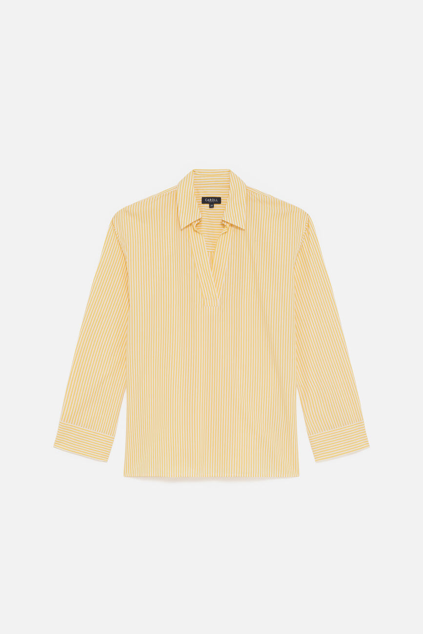 Blouse Camille jaune citron femme