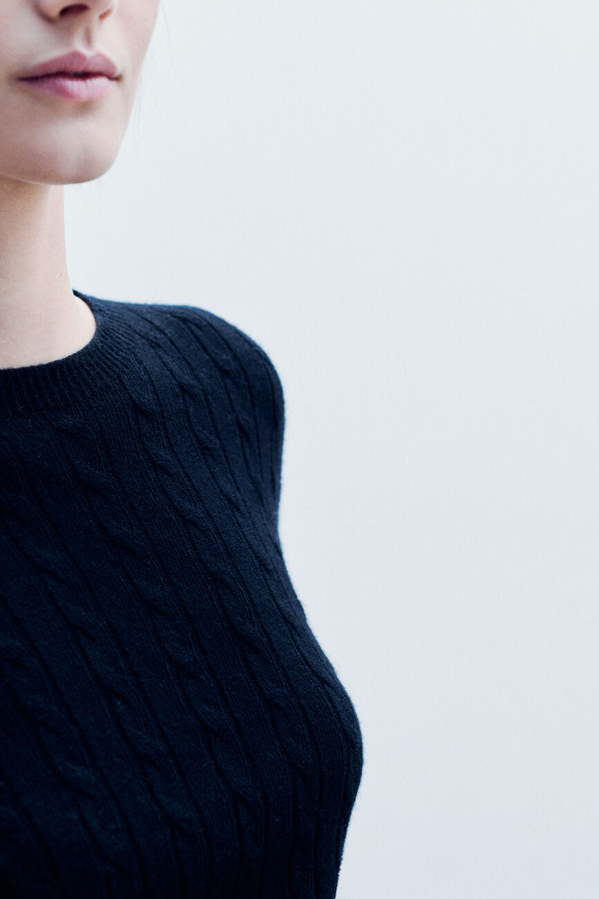 Pull Mtheodore made in Italy noir femme