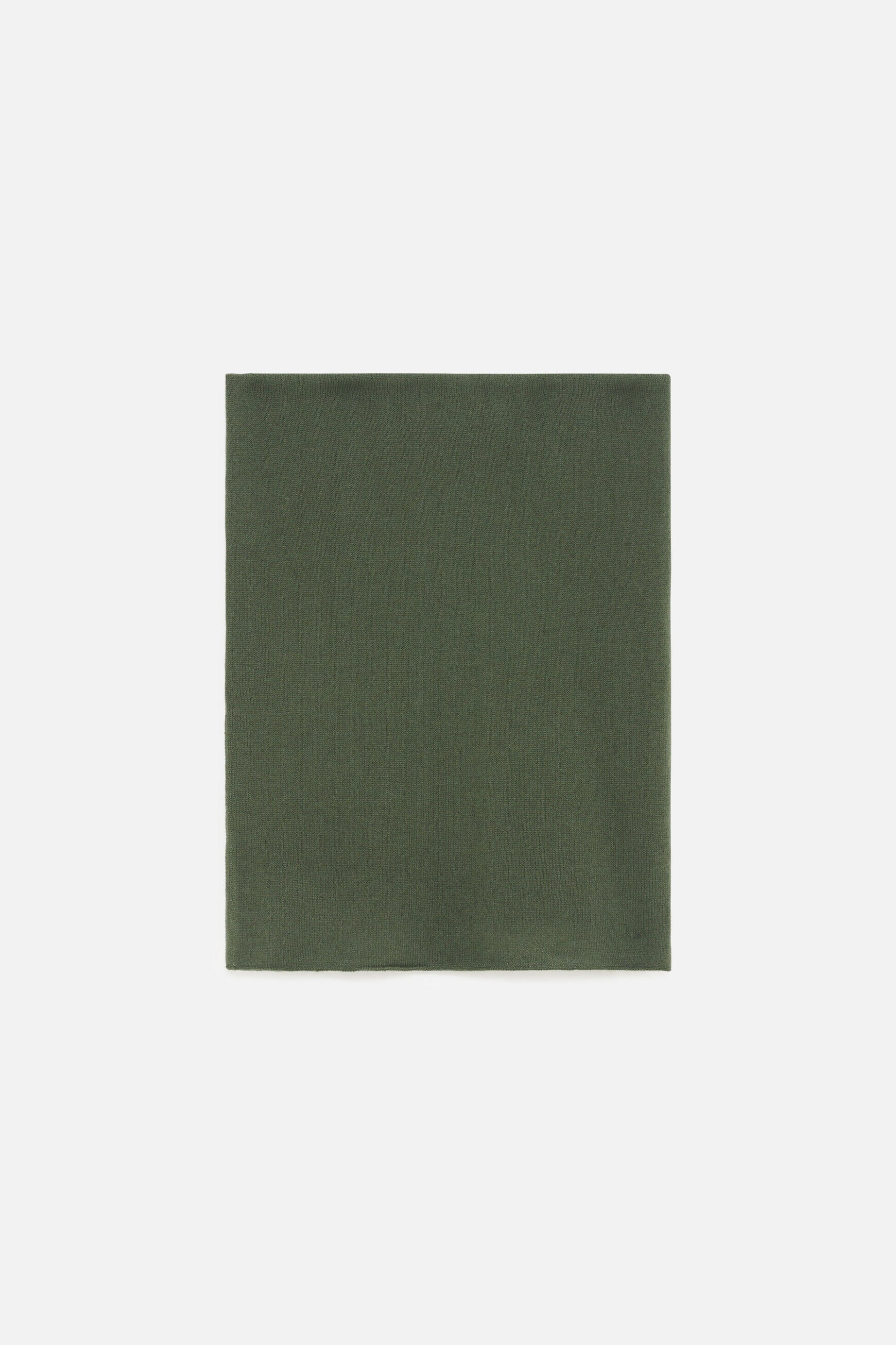 Echarpe mabel 100% cachemire vert kaki femme