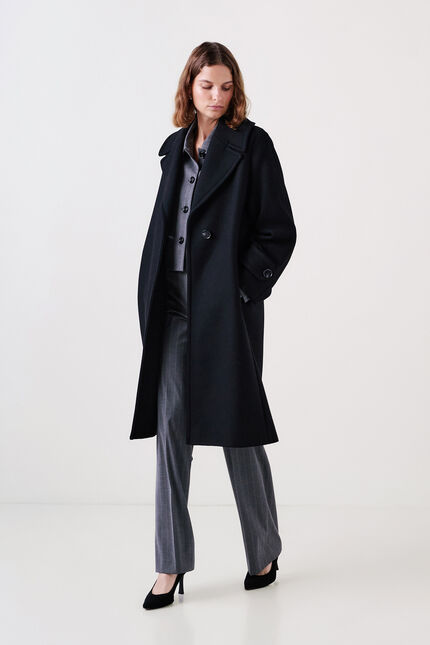 Manteau mrouge1 noir femme