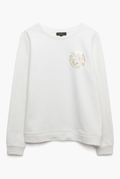 Sweat Jasmin ivoire femme