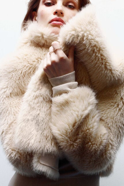 Gouverne coat cream woman