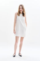 Ralysee 100% linen dress ecru woman