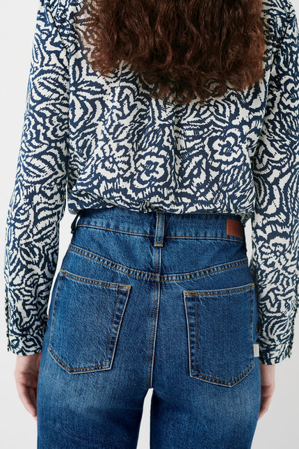pantalón poppy denim piedra mujer