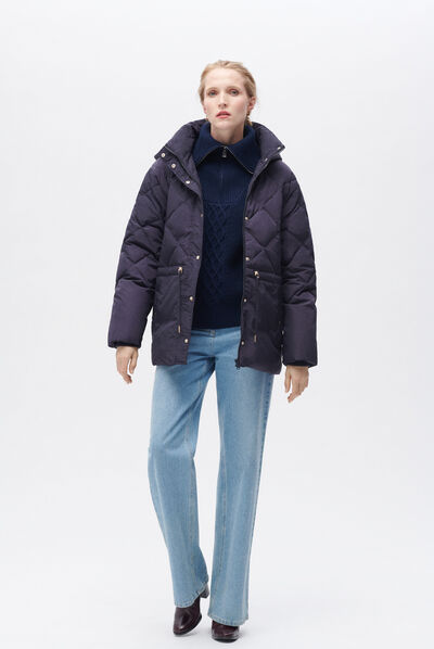 Doudoune gloria bleu marine femme