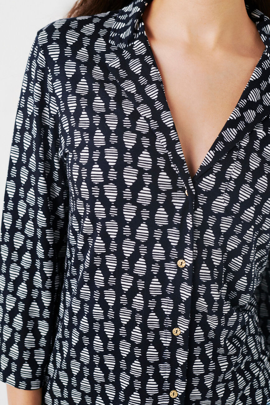 testelano T-shirt navy blue woman