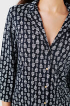 testelano T-shirt navy blue woman