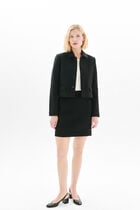 Voyelle Tweed jacket black woman