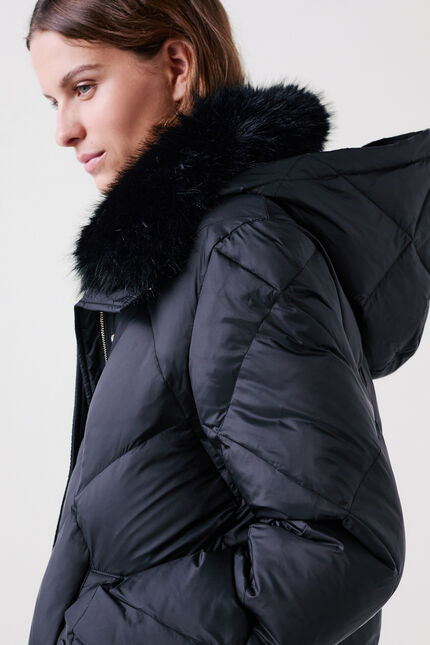 Manteau gavony noir femme