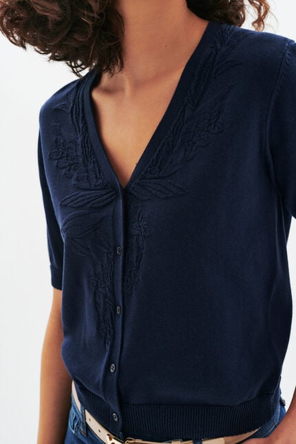 Pull Mirella bleu marine femme