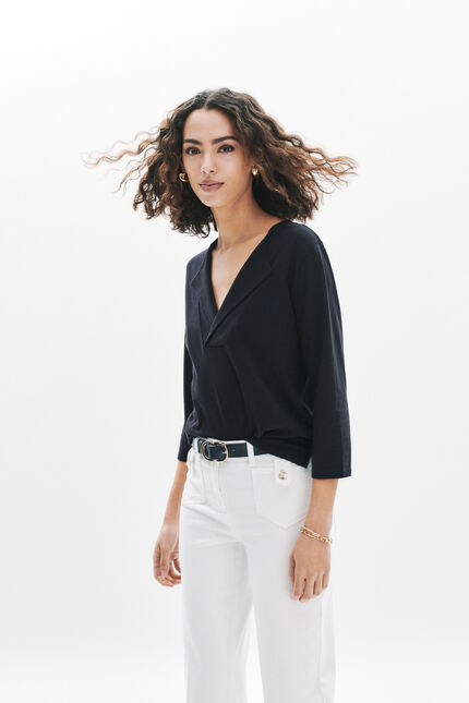 T-Shirt Tart marineblau damen