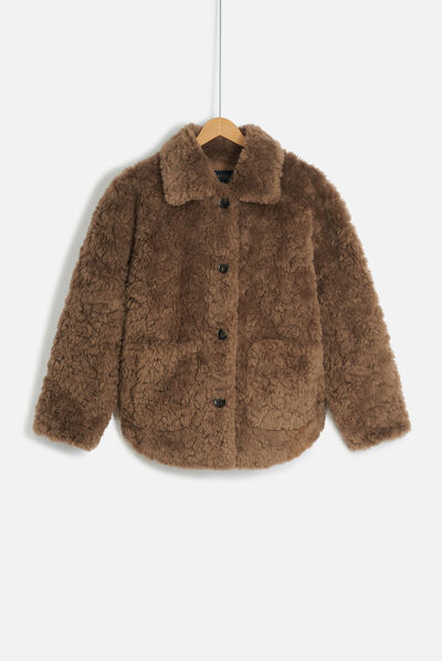 manteau anders taupe femme