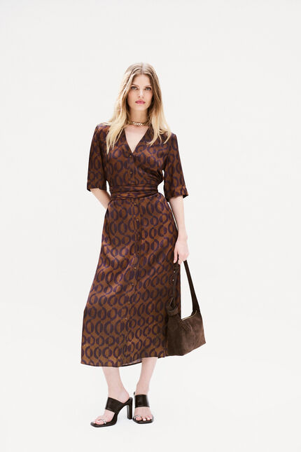 Robe Relisa camel femme