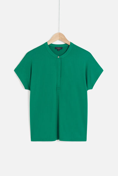 T-shirt tracy vert menthe femme
