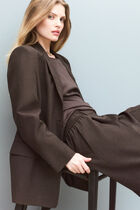 Voltige jacket dark brown woman