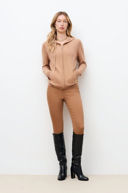 Vest Basila camel vrouw
