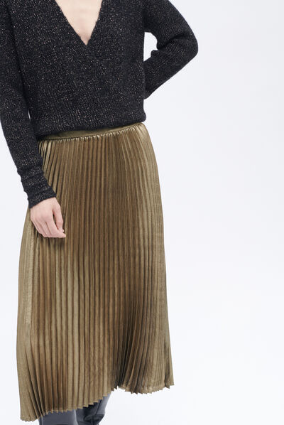 Jupe amelia2 couleur or femme