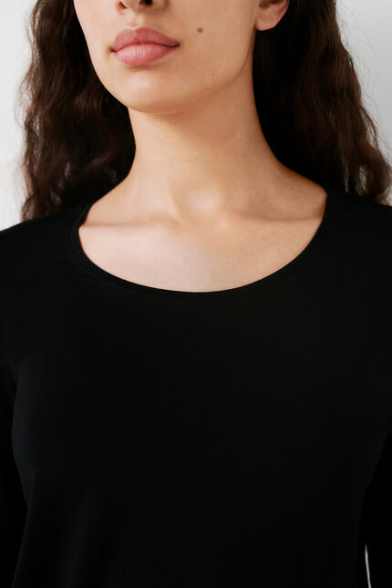 t-shirt tbasico nero donna