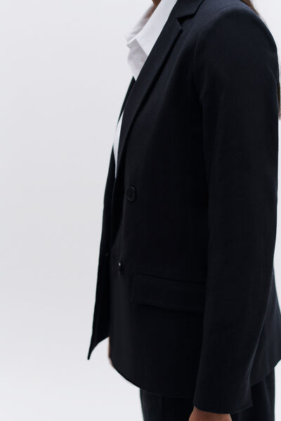 blazer amelie noir femme