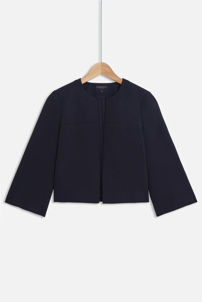 veste paulina b bleu marine femme