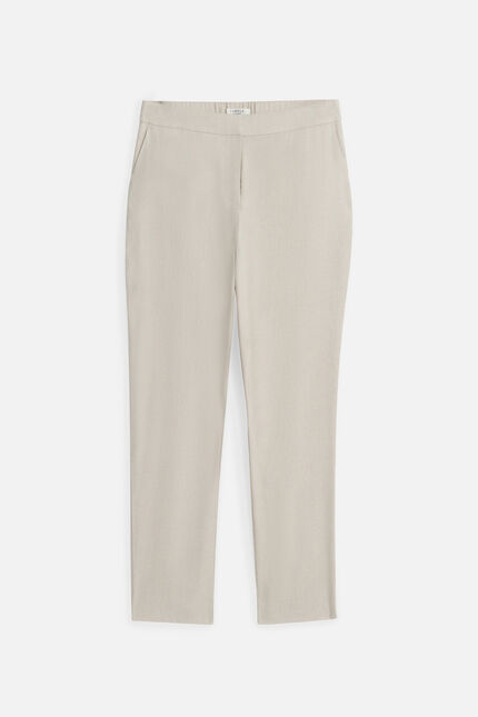 pantalon allan beige femme