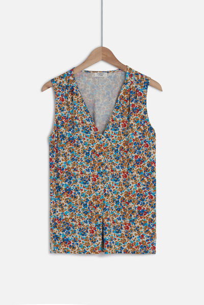 T-shirt suzanne jaune or femme