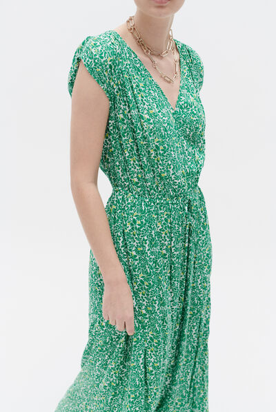 Robe rmarcia vert menthe femme