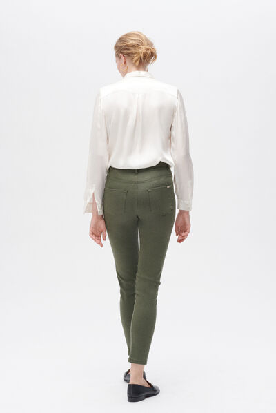 Broek Tony khakigroen vrouw