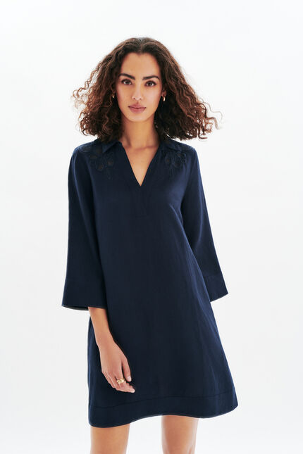 Robe Rvanina bleu marine femme