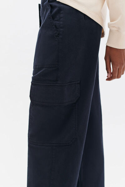 Broek Parks marineblauw vrouw